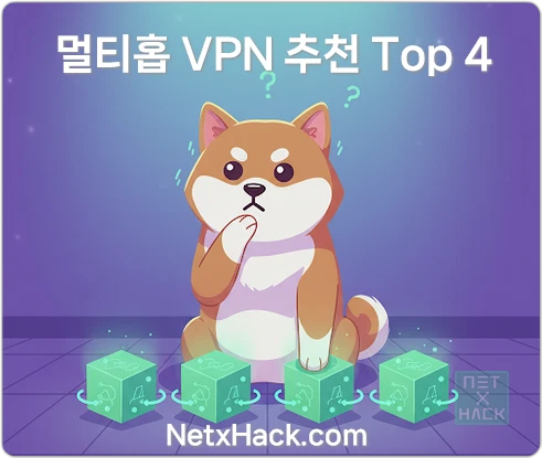 멀티홉 VPN 추천 Top4 - Surfshark, NordVPN, ProtonVPN, Mullvad 서프샤크 프로톤VPN 노드VPN 뮬바드
